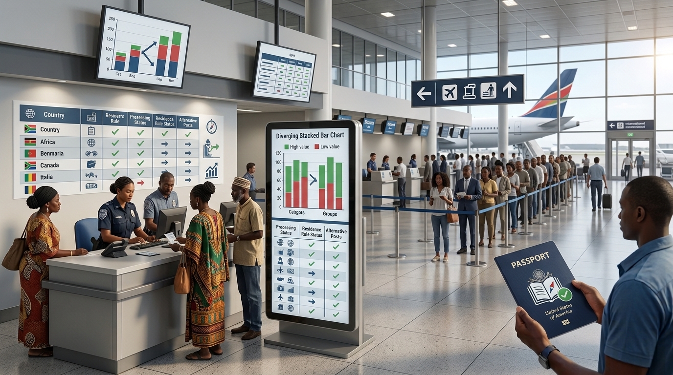 US Visa Services Leave 25 African Posts: Where to Apply Now, and the New Residence Rule