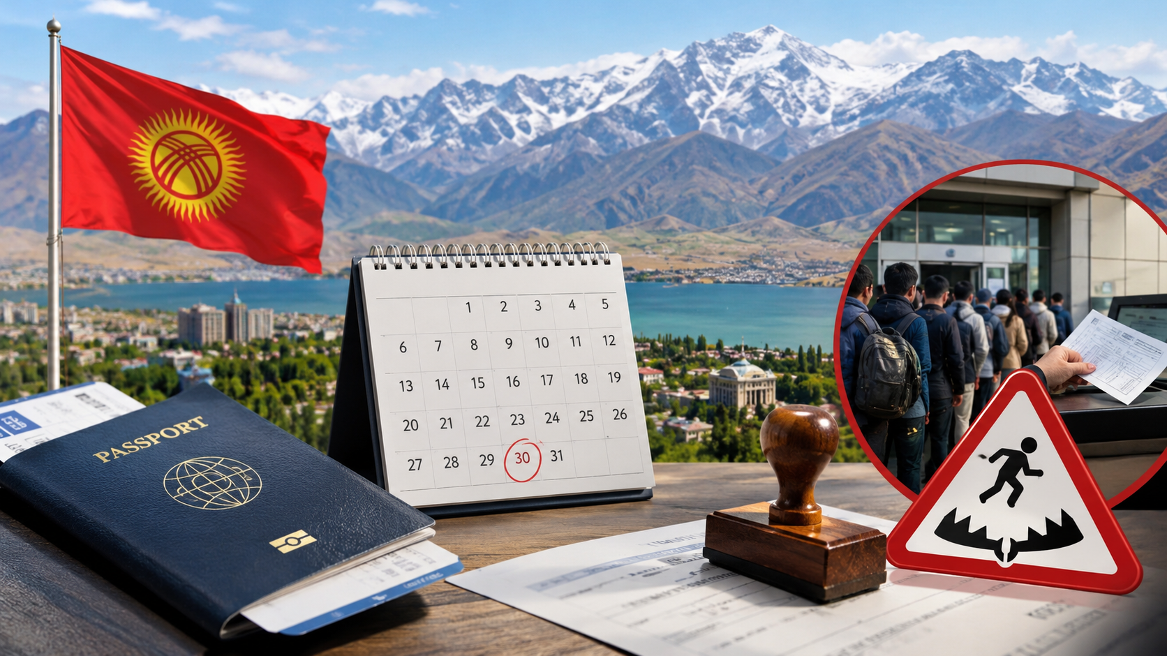 Kyrgyzstan's 30-Days-in-60 Rule and the Five-Day Registration Trap