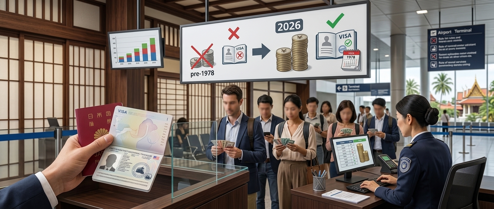 Japan Raises Its Visa Charges for the First Time Since 1978